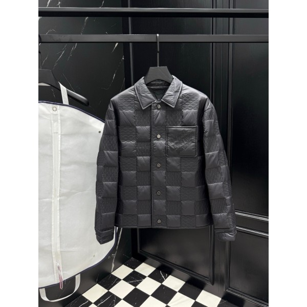 루이비통 다미에 퀄팅 패딩 셔츠 자켓-레플리카 사이트 쇼핑몰