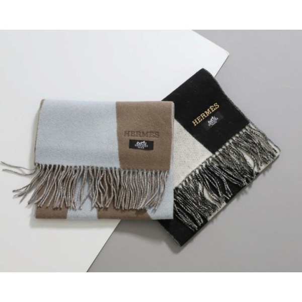 에르메스 캐시미어 홀스 투톤 머플러 - 2 Color-레플리카 사이트 쇼핑몰