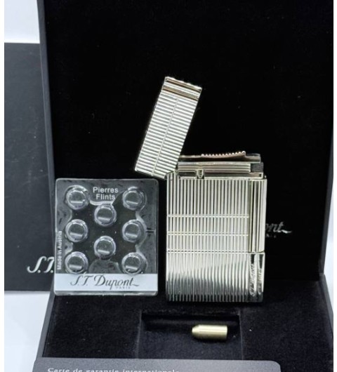 듀퐁라이터 18106 빈티지 실버 골든 스트라이프 라인 라이터 컬렉션 (국내당일배송)