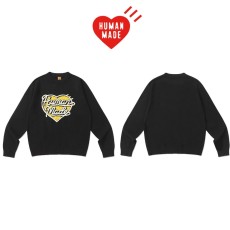 휴먼 메이드 하트 니트 스웨터 - 블랙