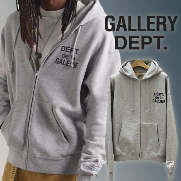 [GALLERY DEPT] 갤러리 디파트먼트 프렌치 로고 후드 집업 -1:1제작--레플리카 사이트 쇼핑몰