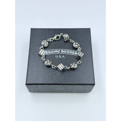 크롬하츠 다이스 주사위 크로스 볼 팔찌