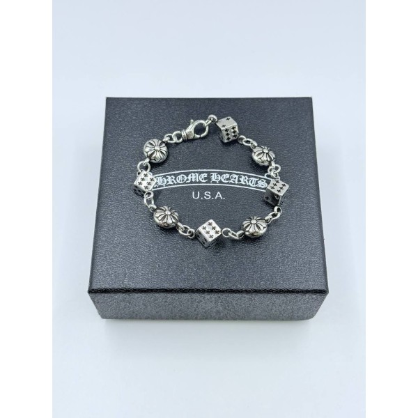 크롬하츠 다이스 주사위 크로스 볼 팔찌-레플리카 사이트 쇼핑몰