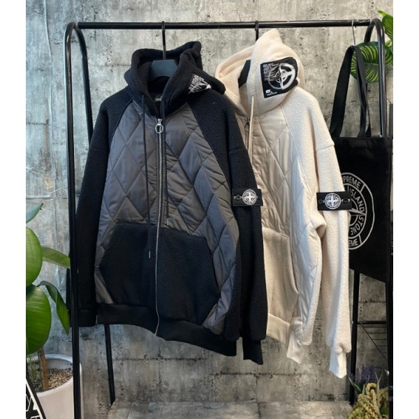 스톤아일랜드 퀄팅 후리스 패딩 (2color)-레플리카 사이트 쇼핑몰
