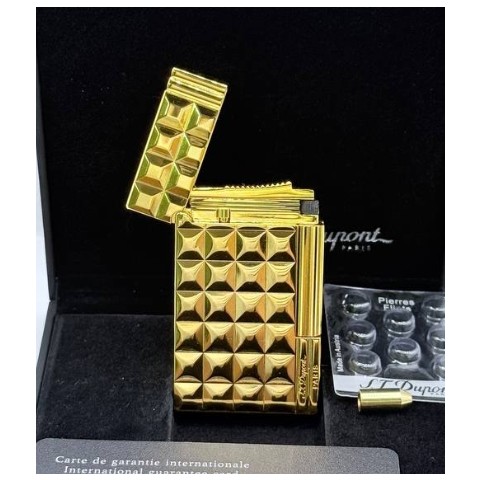 듀퐁 (S.T. Dupont). 라인2 골드 다이아 헤드 (국내당일배송)