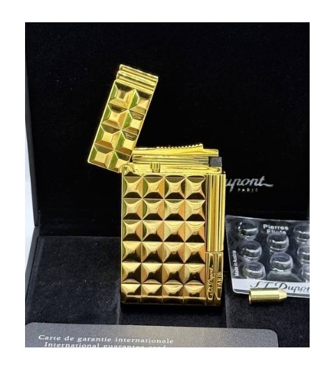 듀퐁 (S.T. Dupont). 라인2 골드 다이아 헤드 (국내당일배송)