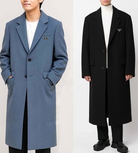 *프라다 플레이트 싱글코트* (2color)