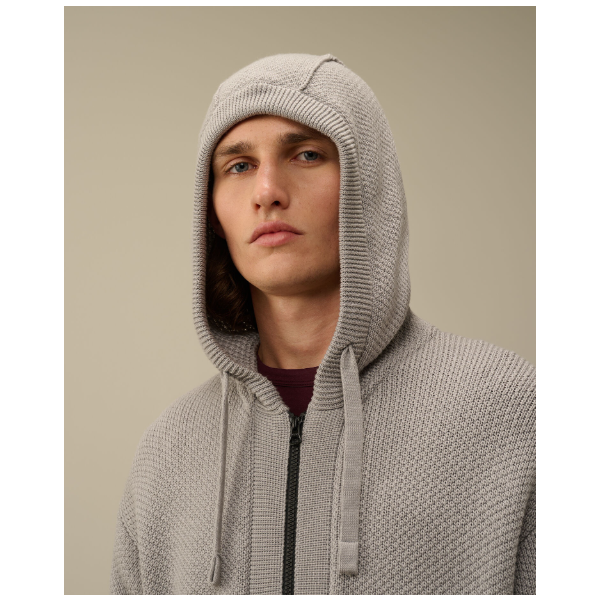 씨피컴퍼니 울 니트 후드 집업 니트 - 2 Color-레플리카 사이트 쇼핑몰