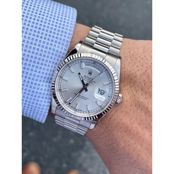 롤렉스 데이데이트 실버다이얼 (국내공장 AS가능)-레플리카 사이트 쇼핑몰