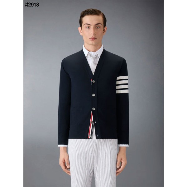 톰브라운 코튼 4바 크레이프 브이넥 가디건 - 4 Color-레플리카 사이트 쇼핑몰