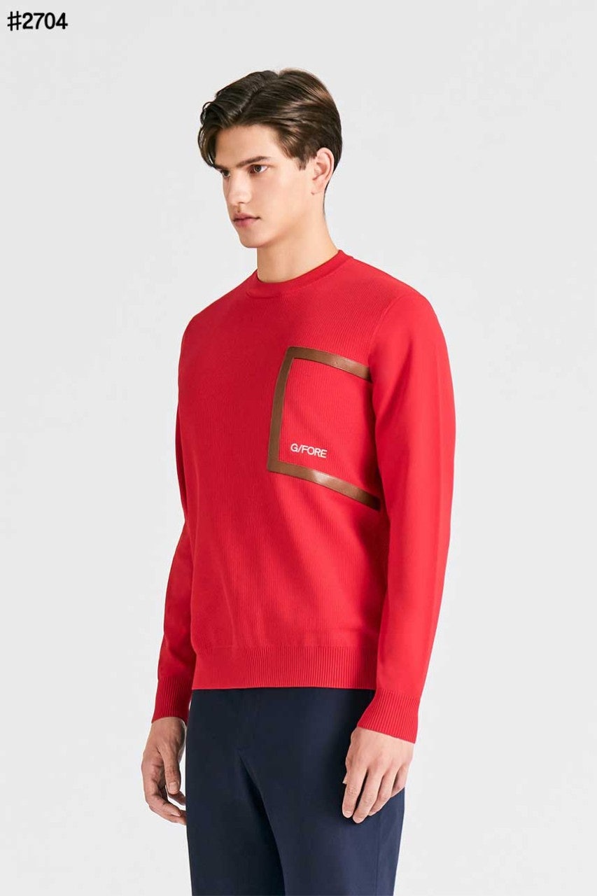 지포어 솔리드 컬러 에센셜 퍼포먼스 니트 풀오버 - 3 Color