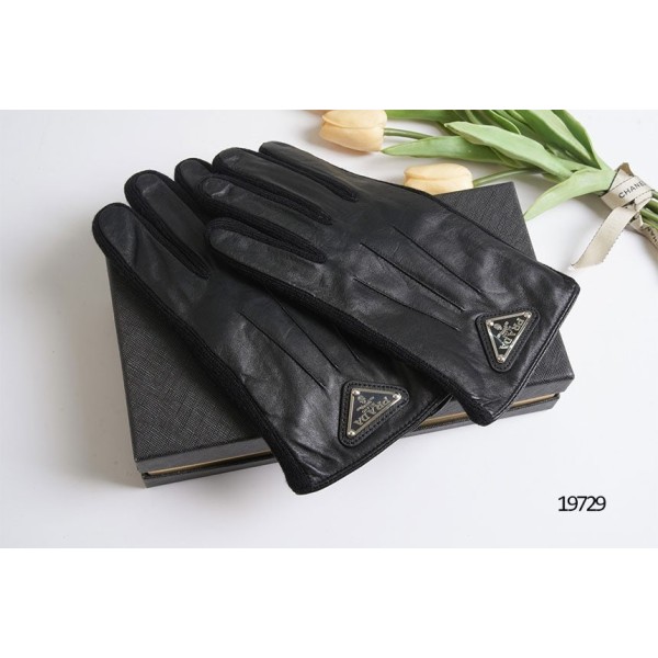 프라다 남성 삼각로고 포인트 레더 장갑-레플리카 사이트 쇼핑몰