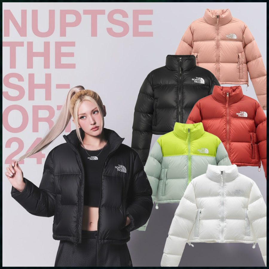노스페이스 여성 눕시 숏 패딩 자켓 - 5 Color