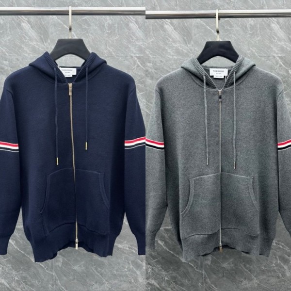 톰브라운 코튼 밀라노 암밴드 후드집업 - 2 Color-레플리카 사이트 쇼핑몰