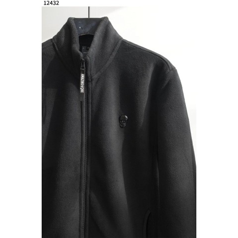 어메이징크리 남성 양털 안감 플리스 자켓