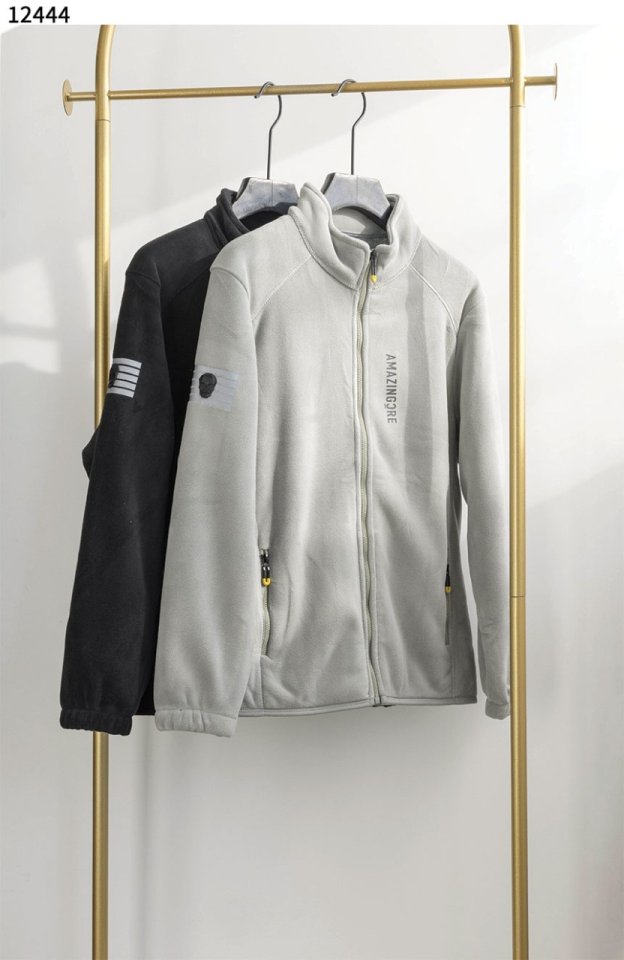 어메이징크리 남성 고스트 플리츠 퍼 자켓 - 2 Color