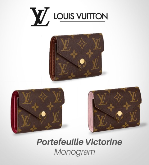 루이비통 빅토린 중지갑 - 6 Color