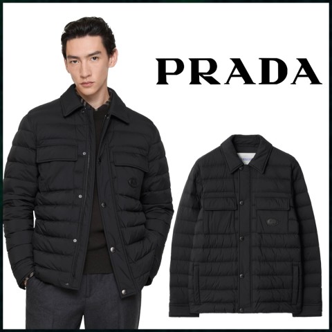 버버리 나일론 오버셔츠 경량패딩 - 2Color