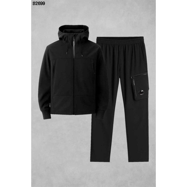 CP컴퍼니 스트레치 소프트쉘-R 고글 기모 후드집업 스트레치 U16 기모 밴딩 팬츠 세트 - 2 Color-레플리카 사이트 쇼핑몰