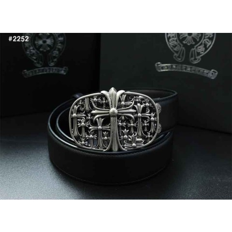 크롬하츠 세메터리 크로스 버클 벨트