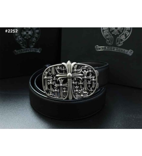 크롬하츠 세메터리 크로스 버클 벨트