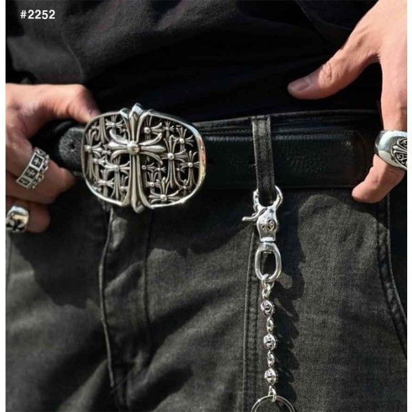 크롬하츠 세메터리 크로스 버클 벨트-레플리카 사이트 쇼핑몰