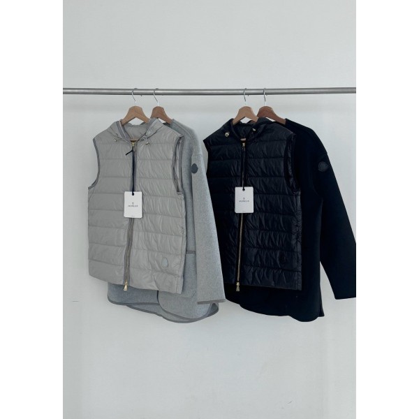 몽클레어 여성 캐시미어 하이브리드 후드 자켓 - 2 Color-레플리카 사이트 쇼핑몰