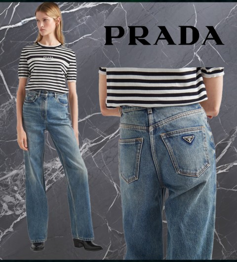 프라다 여성 데님팬츠 - 2 Color