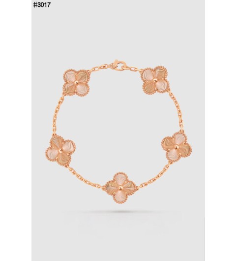 반클리프 & 아펠 빈티지 알함브라 5 모티브 펜던트 브레이슬릿