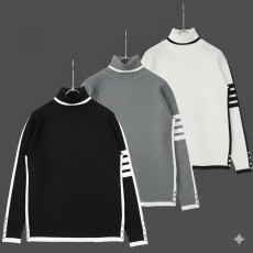 톰브라운 밀라노 4바 클래식 울 터틀넥 스웨터 풀박스 - 3 Color