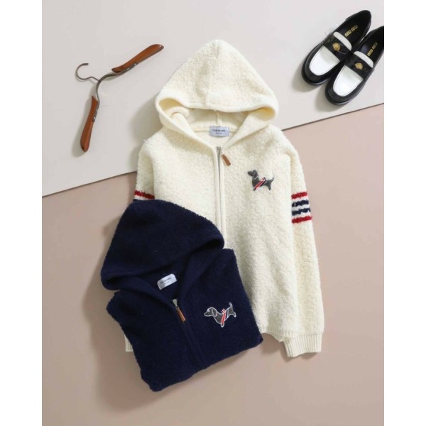 톰브라운 여성 모던 클래식 도그 후드 셰르파 자켓 - 2 Color-레플리카 사이트 쇼핑몰