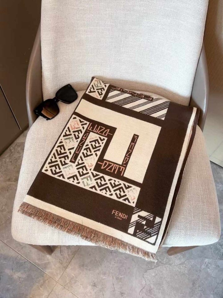 펜디 캐시미어 숄 머플러 - 2 Color