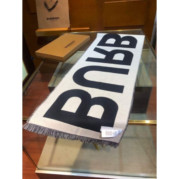 버버리 레터링 양면 실크 머플러-레플리카 사이트 쇼핑몰