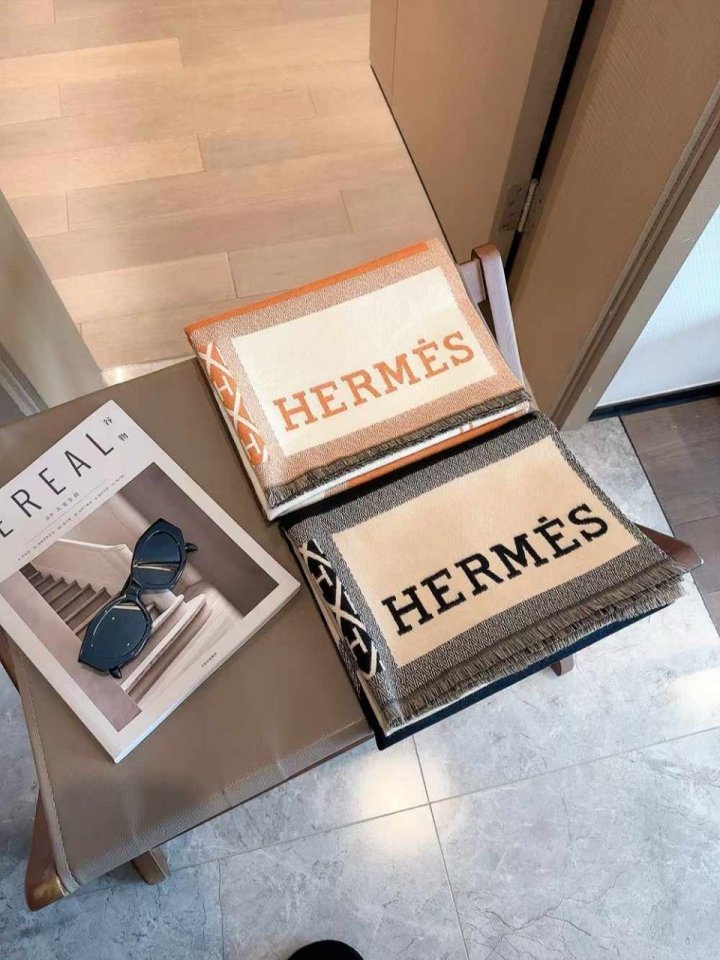 에르메스 캐시미어 숄 머플러 - 2 Color