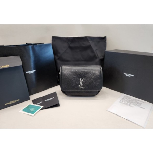 생로랑 블랙 스몰 그레인 카산드라 니키 메신저 백 776611 - 최상위버전-레플리카 사이트 쇼핑몰