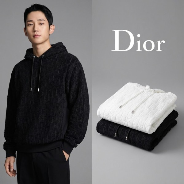 디올 오블리크 테리 코튼 후드 (2color)-레플리카 사이트 쇼핑몰