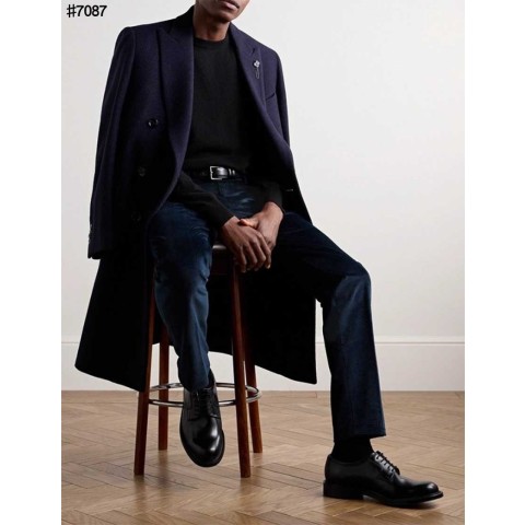 로로피아나 로고 참 코듀로이 슬림핏 팬츠