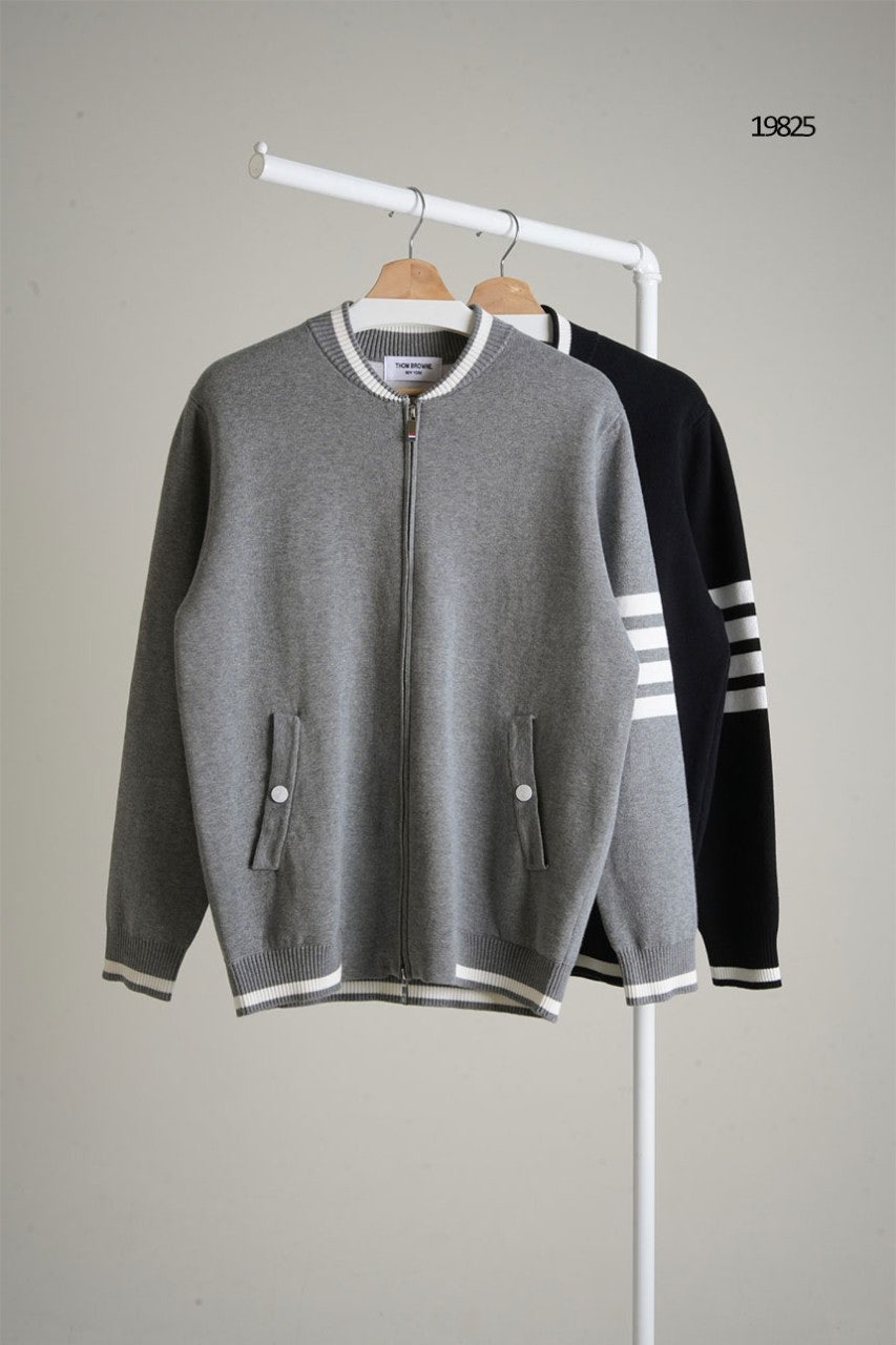 톰브라운 4바 풀집업 투지퍼 가디건 자켓 - 2 Color