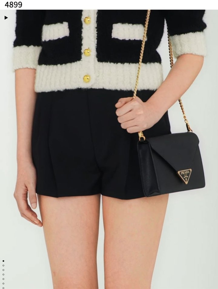 프라다 사피아노 레더 숄더백