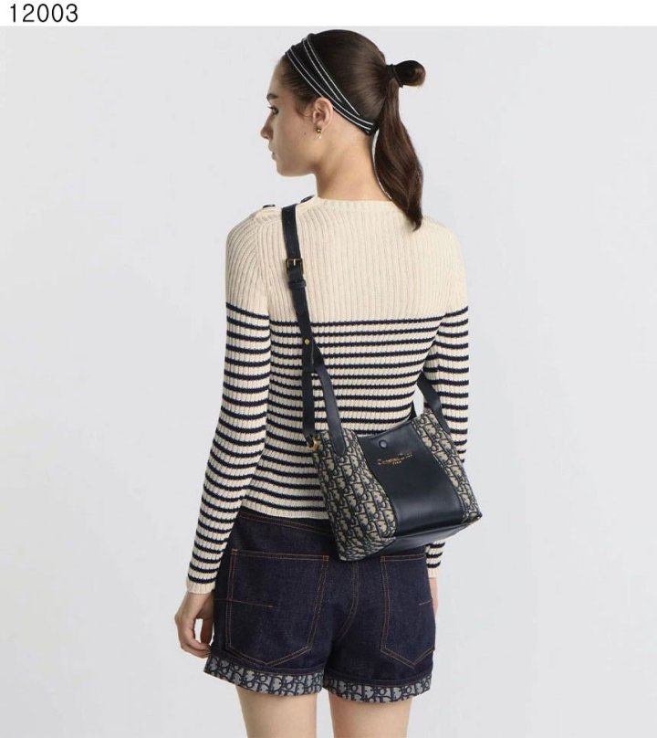 디올 시그니쳐 스몰 버킷백 - 2 Color