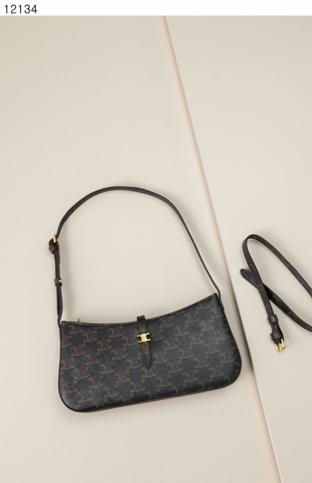 셀린느 티나 숄더백 트리옹프 캔버스