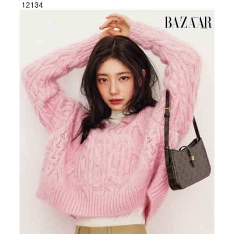 셀린느 티나 숄더백 트리옹프 캔버스