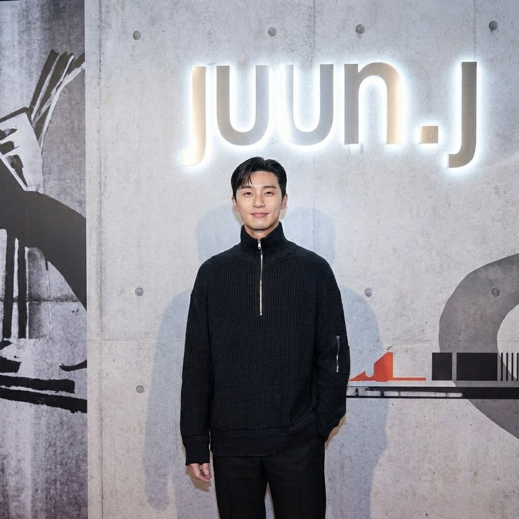 준지 티칼라 반집업 니트