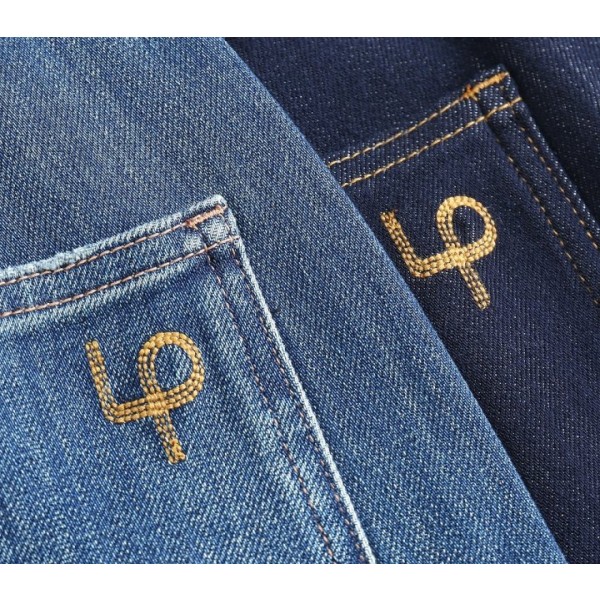 로로피아나 여성 LP자수 스판 데님진 - 2 Color-레플리카 사이트 쇼핑몰