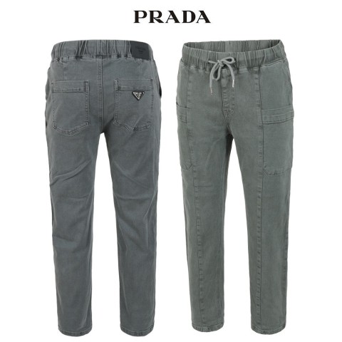 프라다 안기모 앞포켓 밴딩 배기 팬츠 2color