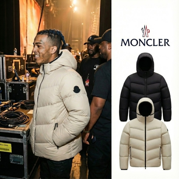 몽클레어 포레즈 후드 숏 구스 다운 패딩 재킷 (2color)-레플리카 사이트 쇼핑몰