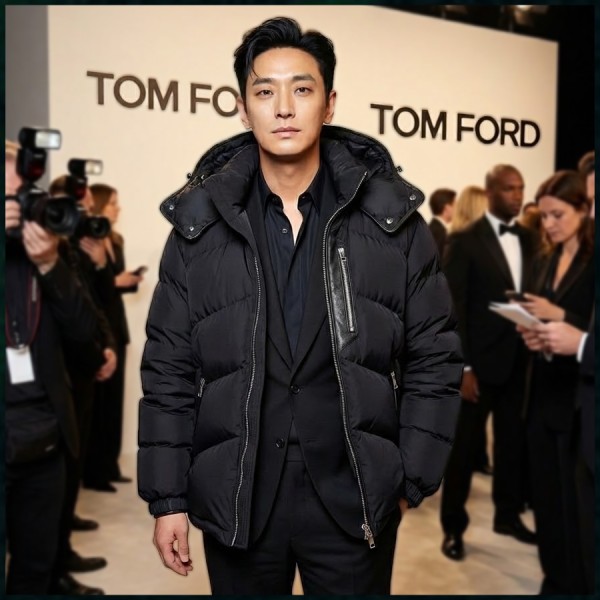 톰포드 라이트웨이트 울 블렌드 후드 다운 자켓 - 정품급-레플리카 사이트 쇼핑몰