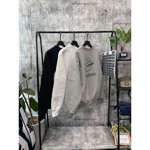 말본 패딩 맨투맨 (3color)