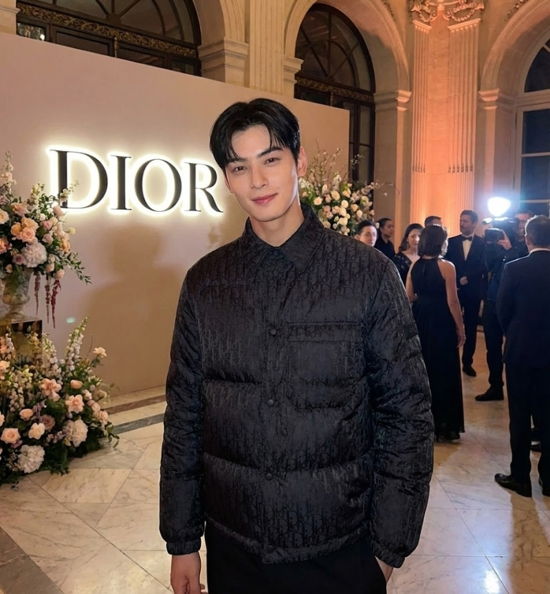 디올 오블리크 자카드 구스 다운 오버셔츠 패딩 - 최상위버전