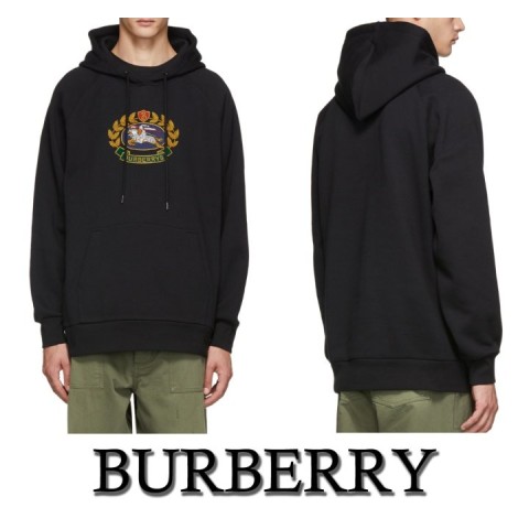 버버리 런던 크레스트 후드 -기모-
